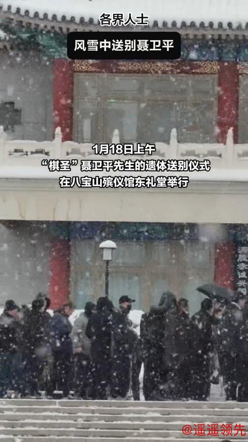 各界人士风雪中送别聂卫平